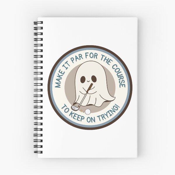 Item preview, par for the course golf ghost growth mindset designed and sold by KimRG.