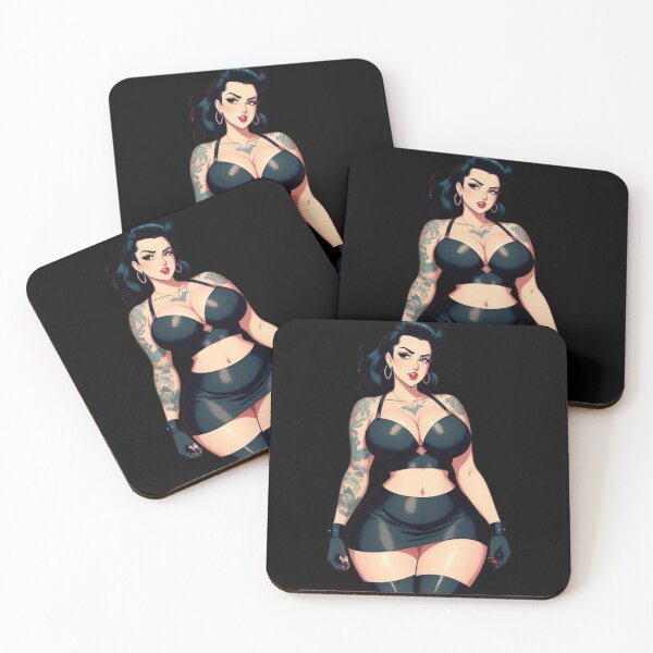 Item preview, Sexy rockabilly girl with tattoo designed and sold by VDDDesign.