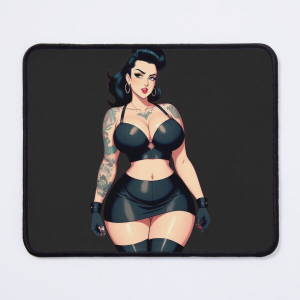 Item preview, Sexy rockabilly girl with tattoo designed and sold by VDDDesign.