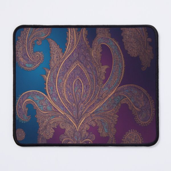 Item preview, Red and Blue Paisley Pattern designed and sold by BirdsnStuff.