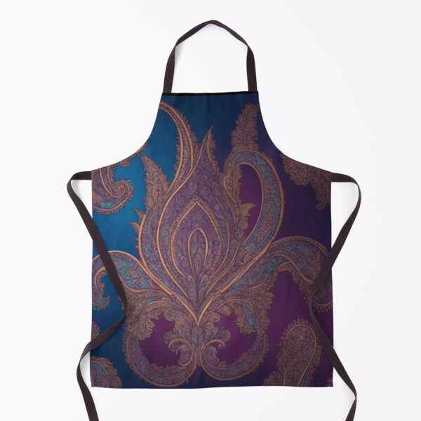 Item preview, Red and Blue Paisley Pattern designed and sold by BirdsnStuff.
