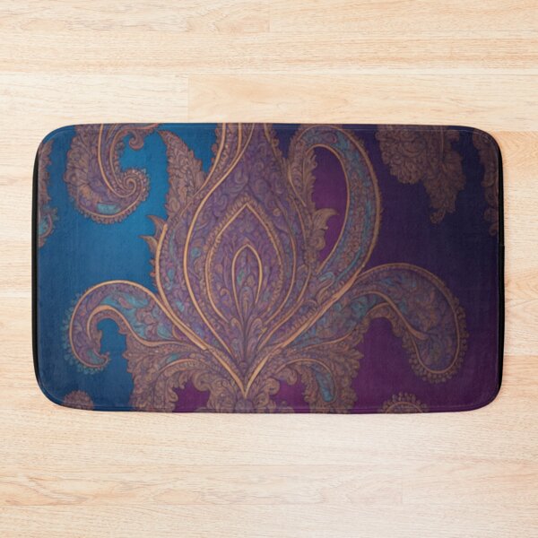Item preview, Red and Blue Paisley Pattern designed and sold by BirdsnStuff.