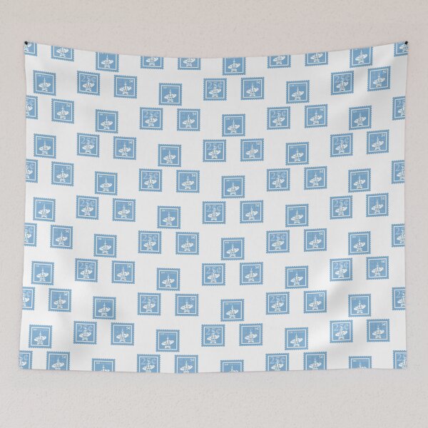 Item preview, French | Light Blue & White Stamps | College France Language Major | Foreign Relations Graduate School Class | International Translator Job | University Degree Minor | StampHeed 001 designed and sold by StampHeed.