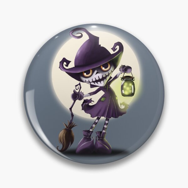 Item preview, Cute Halloween Skeleton Witch designed and sold by LouPons.