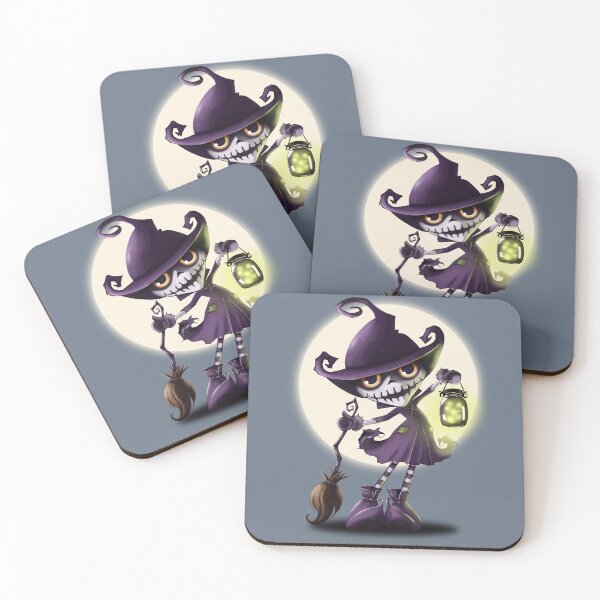 Item preview, Cute Halloween Skeleton Witch designed and sold by LouPons.