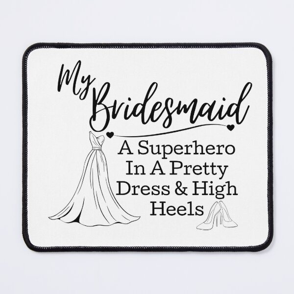 Item preview, Funny Bridesmaid Saying designed and sold by StoneybrokeM.