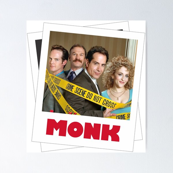 Item preview, Adrian Monk tv show Monk collage Sharona Fleming Leland Stottlemeyer Randy Disher designed and sold by Quellirarts.