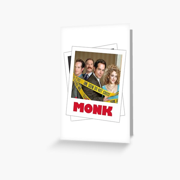 Artikel-Vorschau von Adrian Monk Fernsehserie Monk Collage Sharona Fleming Leland Stottlemeyer Randy Disher, designt und verkauft von Raquel Lira.