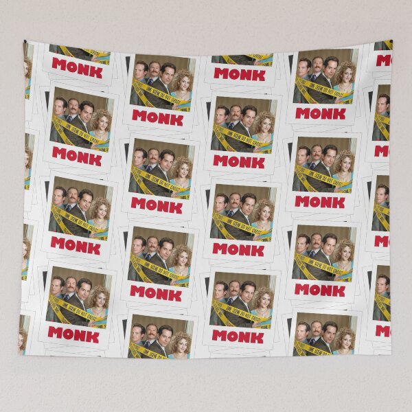 Item preview, Adrian Monk tv show Monk collage Sharona Fleming Leland Stottlemeyer Randy Disher designed and sold by My Favorite Store.