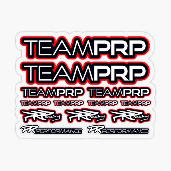 Team PRP kit decal sheet Transparent Sticker