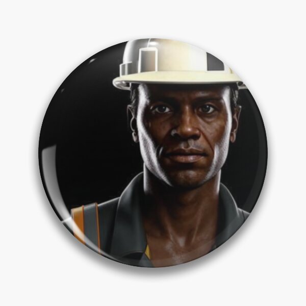 Item preview, construction worker, man, helmet, worker designed and sold by DonnaBlankaArt.