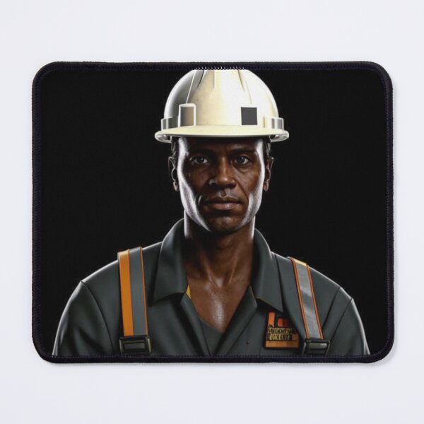 Item preview, construction worker, man, helmet, worker designed and sold by DonnaBlankaArt.