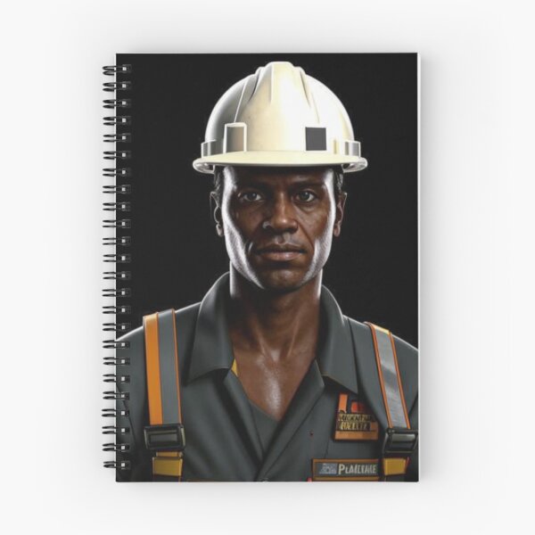 Item preview, construction worker, man, helmet, worker designed and sold by DonnaBlankaArt.