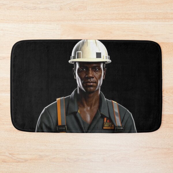Item preview, construction worker, man, helmet, worker designed and sold by DonnaBlankaArt.