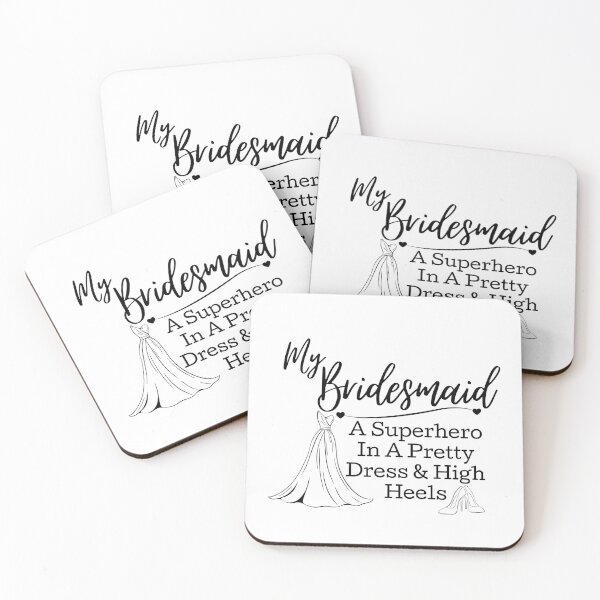 Item preview, Funny Bridesmaid Saying designed and sold by StoneybrokeM.