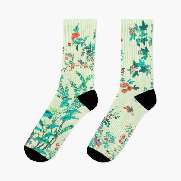 Item preview, Faded Mint Vintage Chinoiserie Enchanted Forest designed and sold by TheChinoiserie.