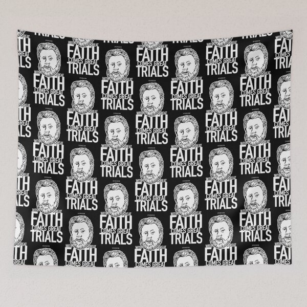 Item preview, With Great Faith Comes Great Trials - Charles Spurgeon designed and sold by Reformed Shirt Co..