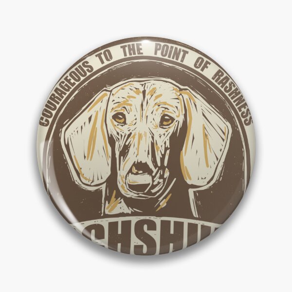 Item preview, Dachshund Propaganda Block Print Style  designed and sold by Spinyflowerart.