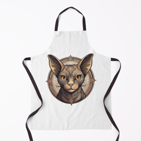 Item preview, Sphinx cat graphic portrait  designed and sold by thomasy07.