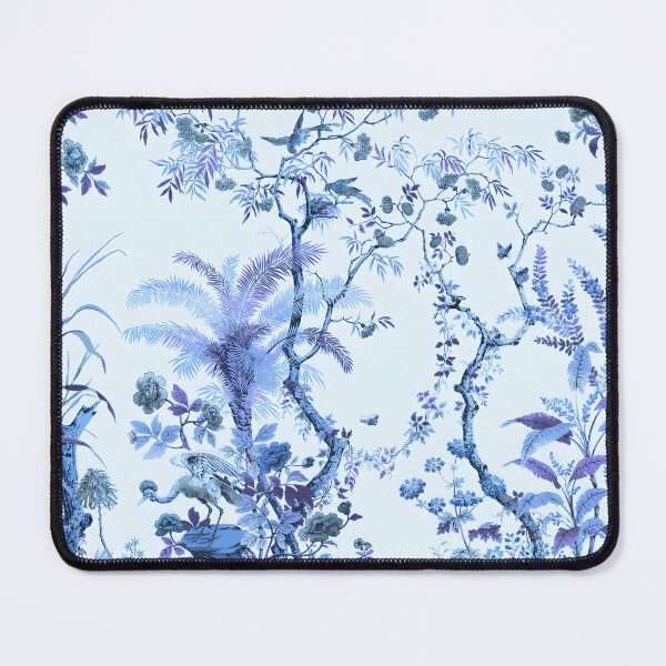 Item preview, Navy Chinoiserie Enchanted Forest designed and sold by TheChinoiserie.