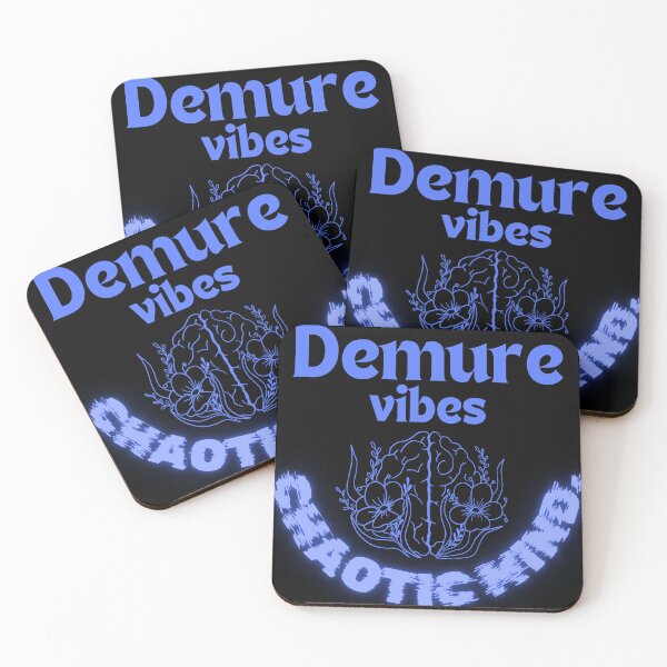 Item preview, Demure vibes, chaotic mind. designed and sold by DreamVibeShirt.