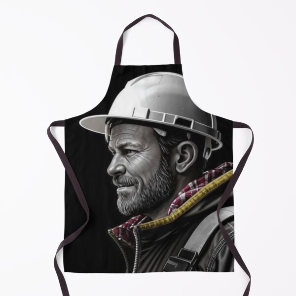 Item preview, construction worker, man, helmet, worker designed and sold by DonnaBlankaArt.