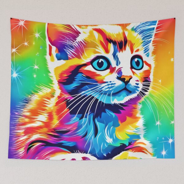 Item preview, Rainbow Kitten Dreams designed and sold by Health And Fitness Posts e-Store.