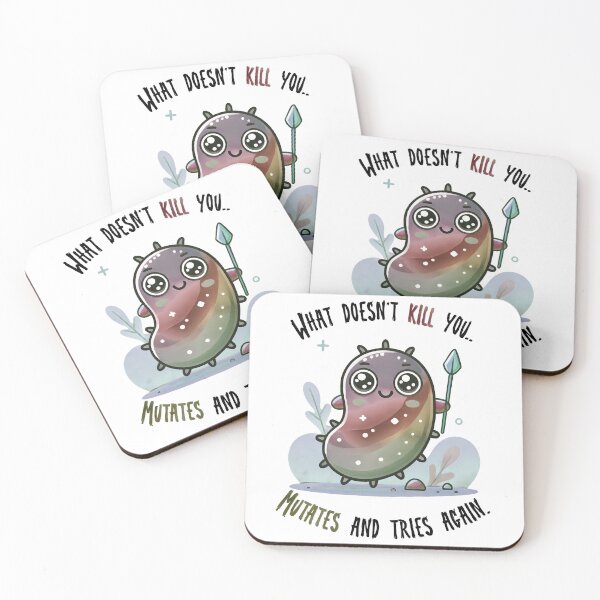 Item preview, What Doesn't Kill You Mutates and Tries Again Dark - Funny Halloween & Science Art designed and sold by ModernScienceUS.