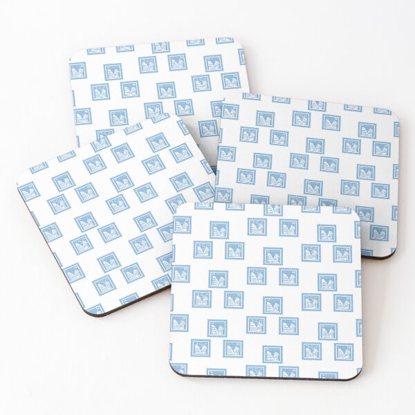 Item preview, Italian | Light Blue & White Stamps | College Italy Language Major | Foreign Relations Graduate School Class | International Translator Job | University Degree Minor | StampHeed 001 designed and sold by StampHeed.