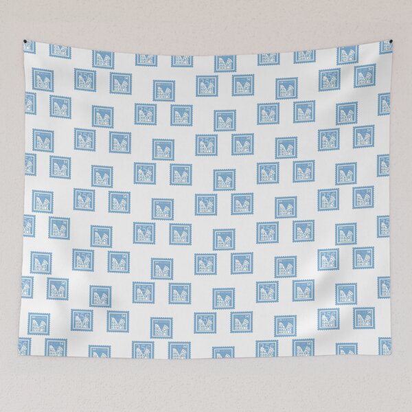 Item preview, Italian | Light Blue & White Stamps | College Italy Language Major | Foreign Relations Graduate School Class | International Translator Job | University Degree Minor | StampHeed 001 designed and sold by StampHeed.