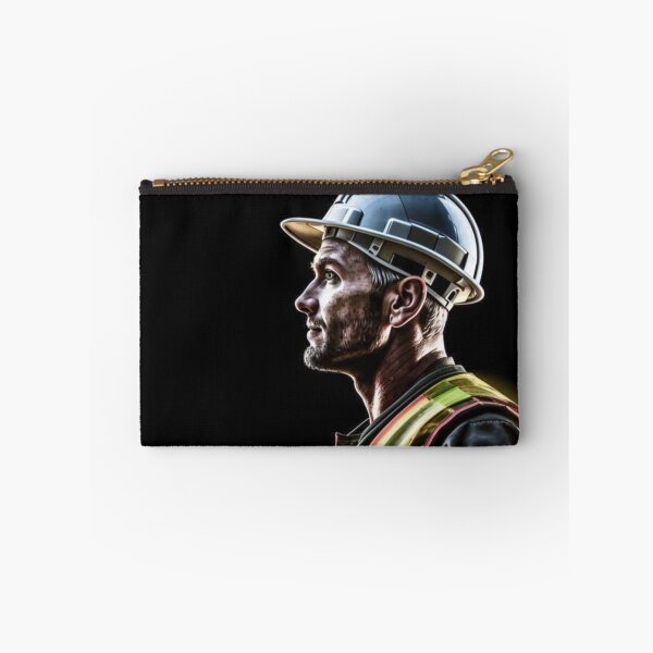 Item preview, construction worker, man, helmet, worker designed and sold by DonnaBlankaArt.