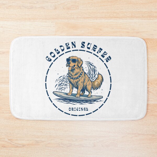 Item preview, Golden Surfer Retriever Dog Surf Lover designed and sold by Artepilo.
