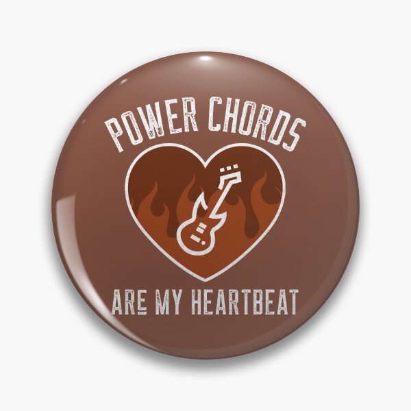 Item preview, Rhythm Guitar: Power Chords Are My Heartbeat designed and sold by SuperstyleTees.