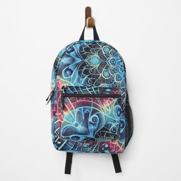 Item preview, Neon Vibes: Psychedelic Mandala Design designed and sold by Gold Turtle Lina.