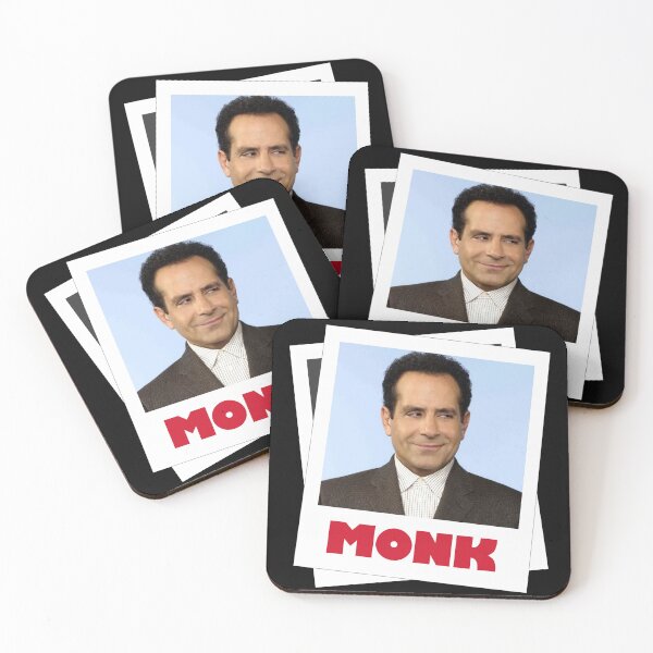 Item preview, Mr.Monk Adrian Monk collage detective tv show black designed and sold by My Favorite Store.