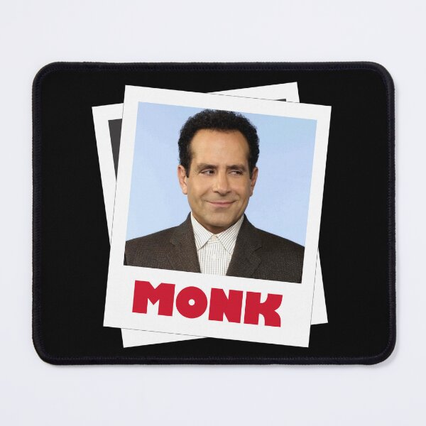 Item preview, Mr.Monk Adrian Monk collage detective tv show black designed and sold by My Favorite Store.