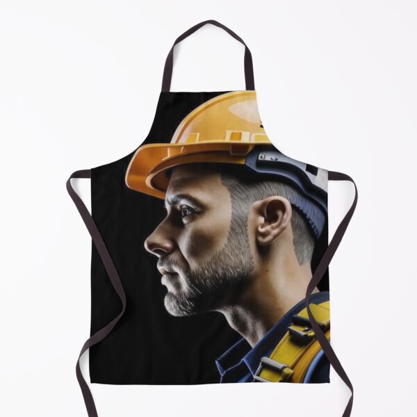 Item preview, construction worker, man, helmet, worker designed and sold by DonnaBlankaArt.