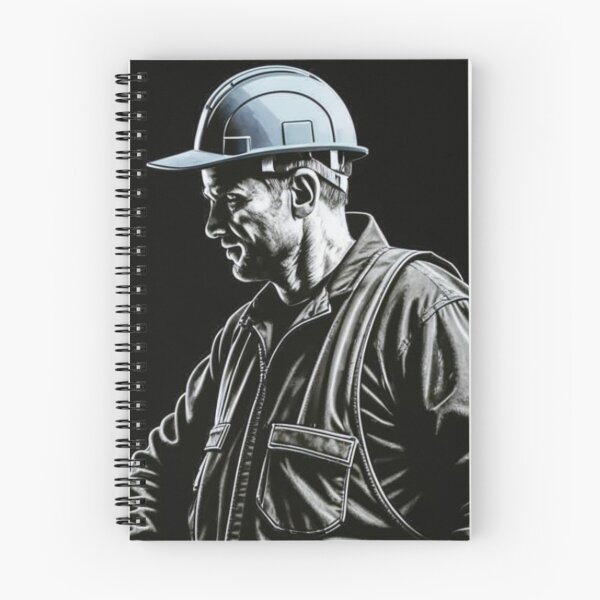 Item preview, construction worker, man, helmet, worker designed and sold by DonnaBlankaArt.