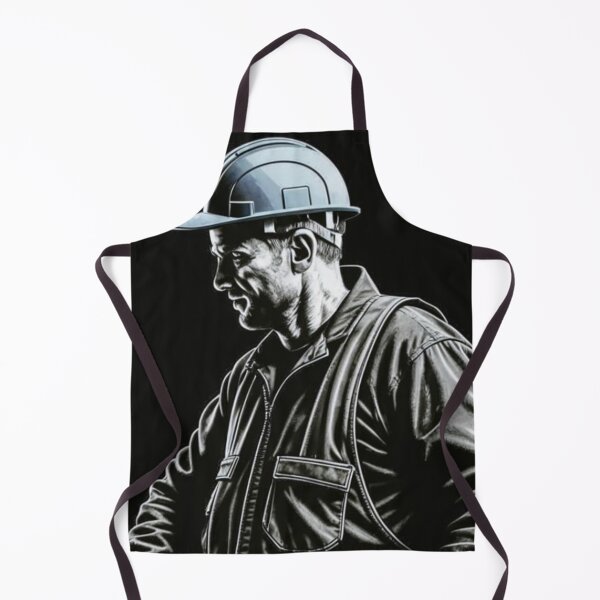 Item preview, construction worker, man, helmet, worker designed and sold by DonnaBlankaArt.