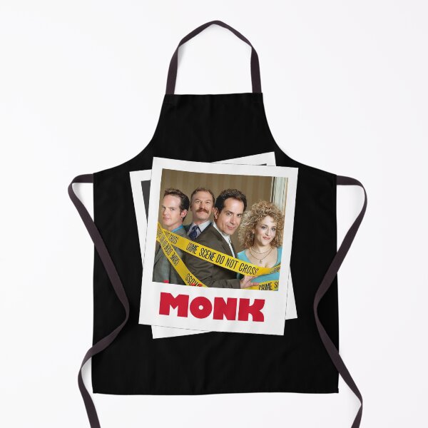 Item preview, Adrian Monk tv show Monk collage Sharona Fleming Leland Stottlemeyer Randy Disher black designed and sold by My Favorite Store.
