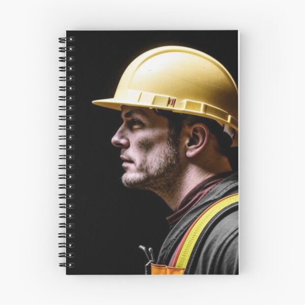 Item preview, construction worker, man, helmet, worker designed and sold by DonnaBlankaArt.