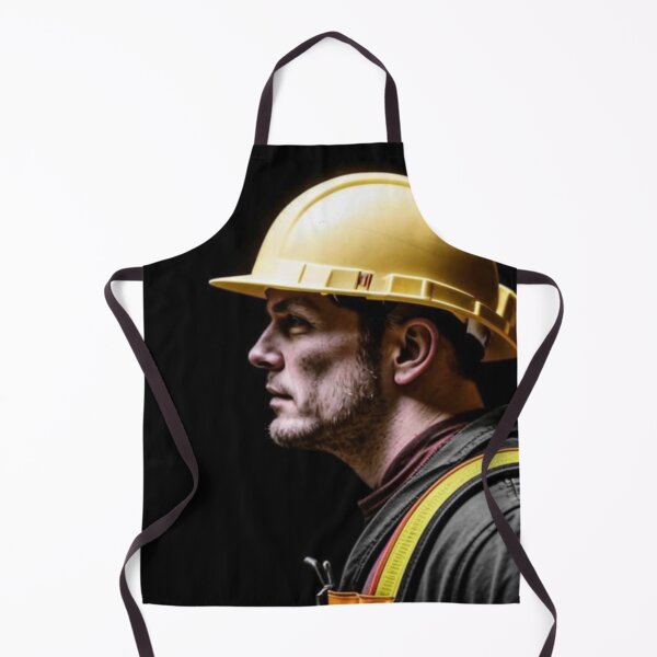 Item preview, construction worker, man, helmet, worker designed and sold by DonnaBlankaArt.