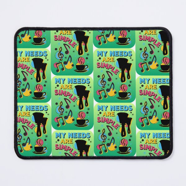 Item preview, My needs are simple - handbells, music and a hot drink designed and sold by CelticClapper.
