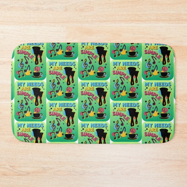 Item preview, My needs are simple - handbells, music and a hot drink designed and sold by CelticClapper.