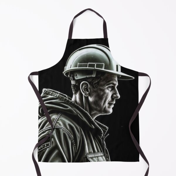 Item preview, construction worker, man, helmet, worker designed and sold by DonnaBlankaArt.