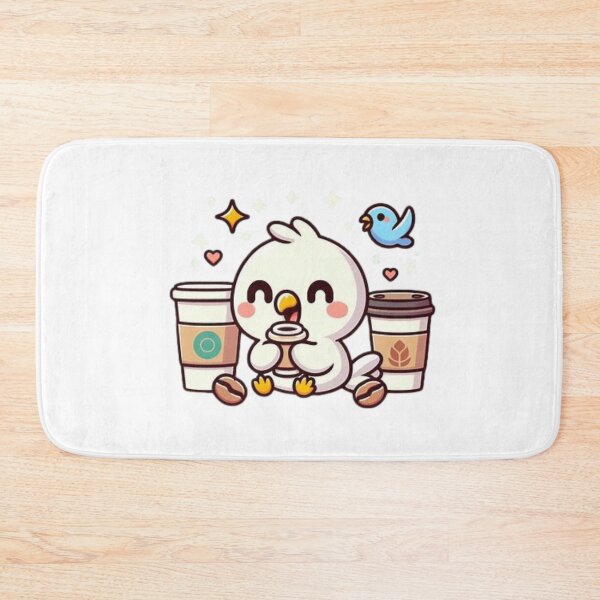 Item preview, parrot with coffee designed and sold by Eternalski.