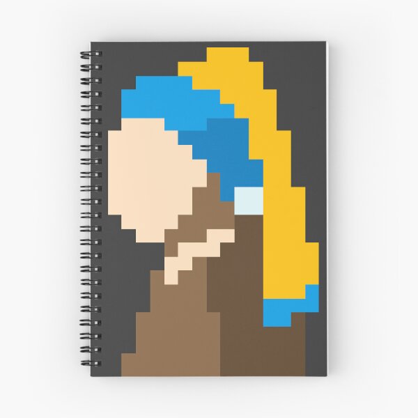 Artikelvorschau, Pixel Girl mit einem Perlenohrring entworfen und verkauft von Alieren Buz.