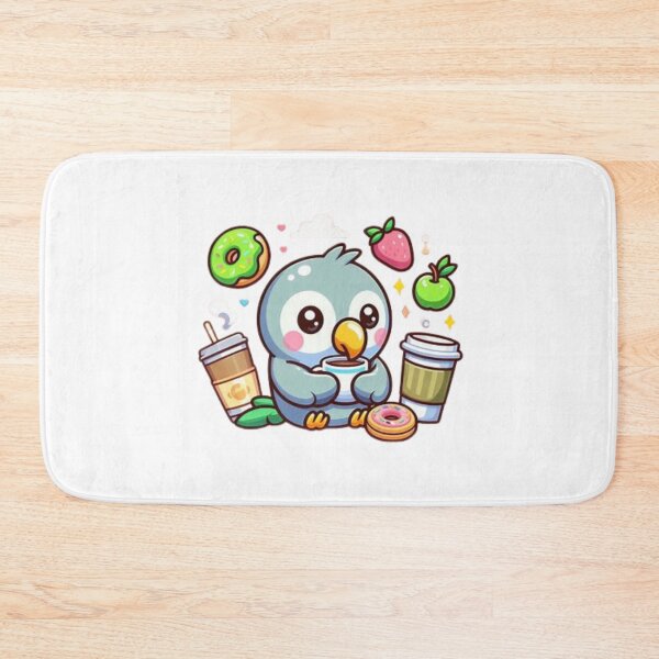 Item preview, parrot with coffee designed and sold by Eternalski.