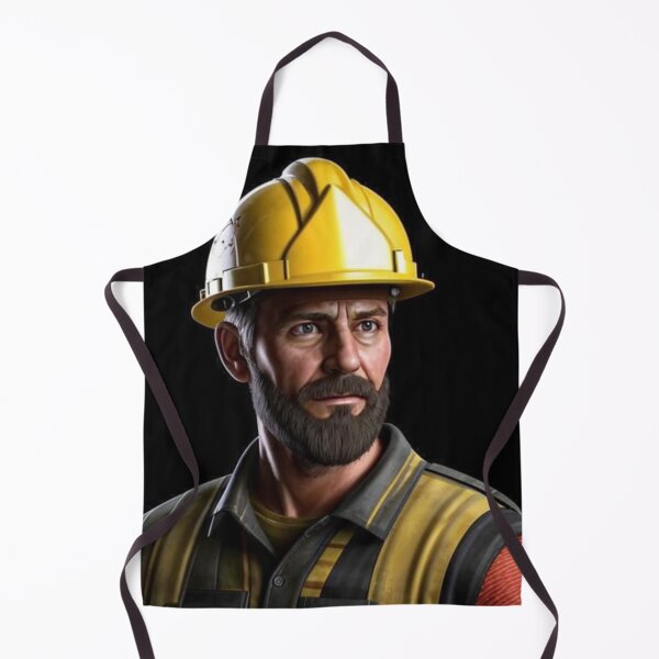 Item preview, construction worker, man, helmet, worker designed and sold by DonnaBlankaArt.