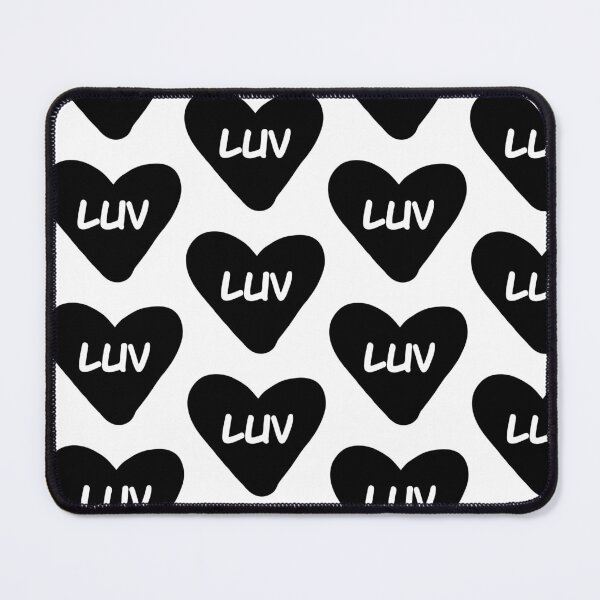 Item preview, LUV (black) designed and sold by Ally Designs.